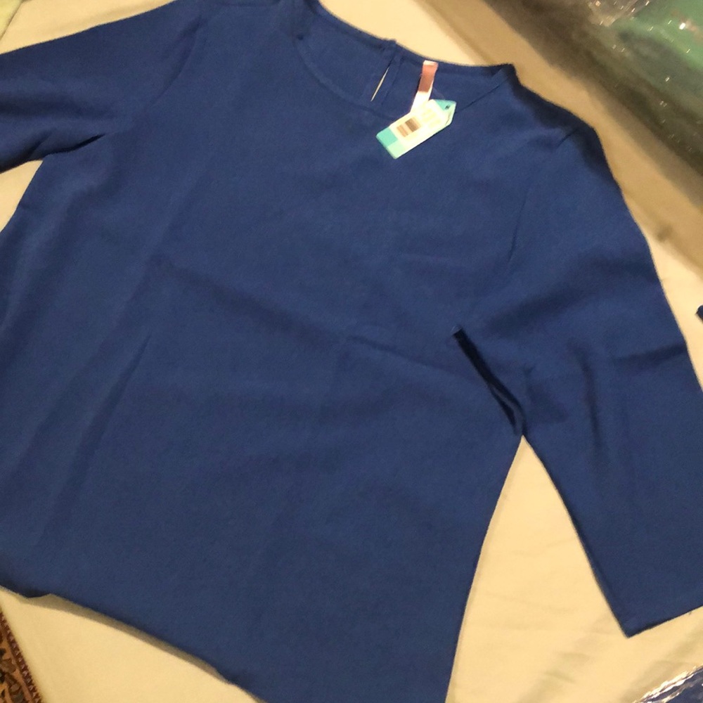 Junee royal blue medium, large, extra large, top